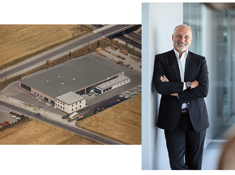 Ulrich Humbaur et entrepôt avec bâtiment administratif | © Humbaur GmbH