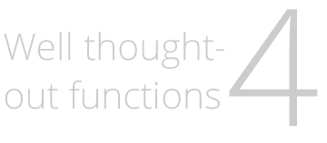 Well thought-out functions