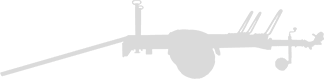 Motortransporter voor 3 motorfietsen silhouet zijaanzicht