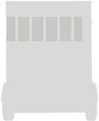 HVK Tandem - empty trailer PurFerro silhouette backside