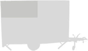 HVK Tandem - empty trailer PurFerro silhouette sideview